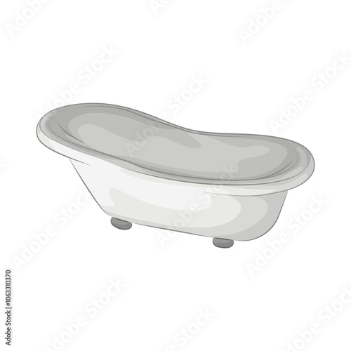 Illustration of bathtub 