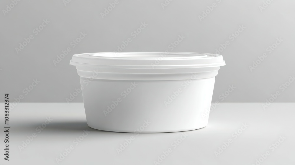 Plastic Container Mockup Plastic Container Mockup