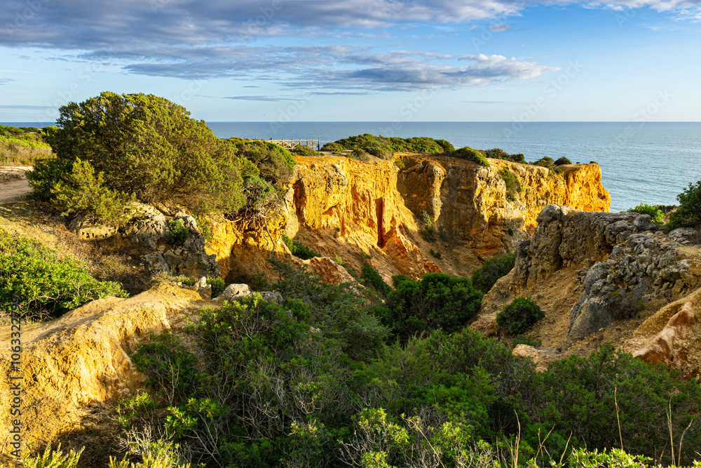 Naklejka premium Algarve - Felsen, Meer Sonne, Strand