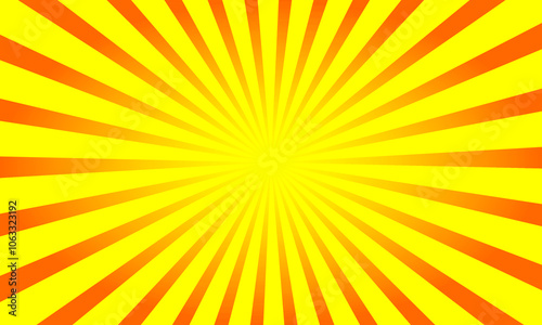 A vibrant sunburst pattern radiating outward, creating a dynamic and energetic visual effect.