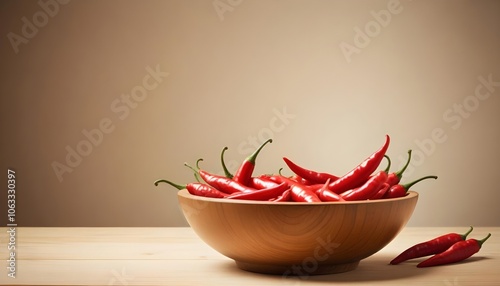 chilli isolated on white background