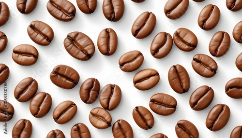 Coffee bean isolated on white background