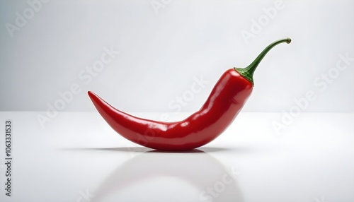 chilli isolated on white background
