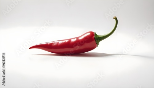 chilli isolated on white background
