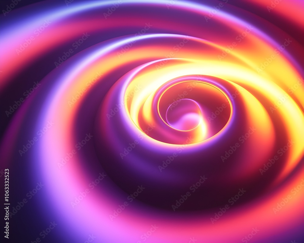 Glowing Neon Vortex Swirl Vibrant Sci Fi Backdrop for Product Displays and Presentations Glowing Neon Vortex Swirl Vibrant Sci Fi Backdrop for Product Displays and Presentations