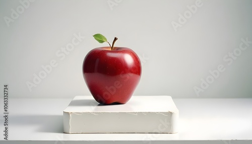 Red Apple Isolated on white background