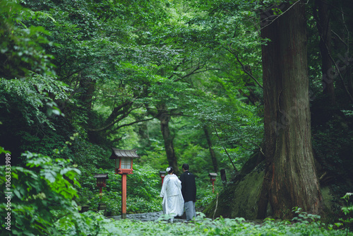 結婚式前撮り 和装 鳥取県大山寺