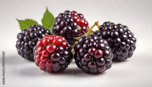 Fresh Raspberry isolated on white background