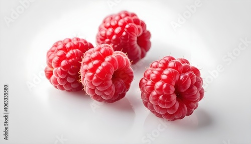 Fresh Raspberry isolated on white background