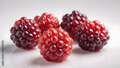 Fresh Raspberry isolated on white background