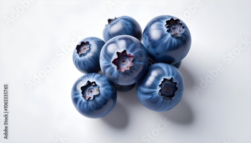 Fresh Blueberry isolated on white background