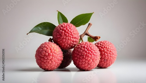 Lychee isolated on white background