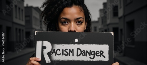 Risk of racial danger present photo