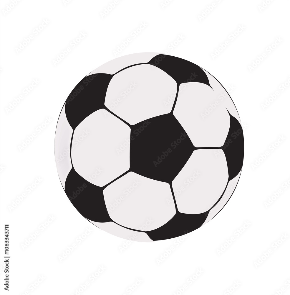 Fototapeta premium soccer ball isolated on white