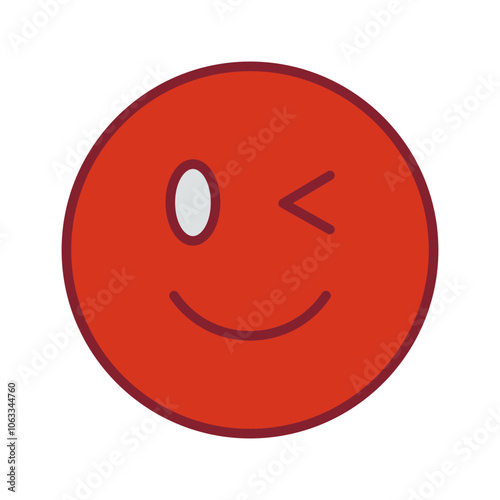 Winking Face Vector Icon