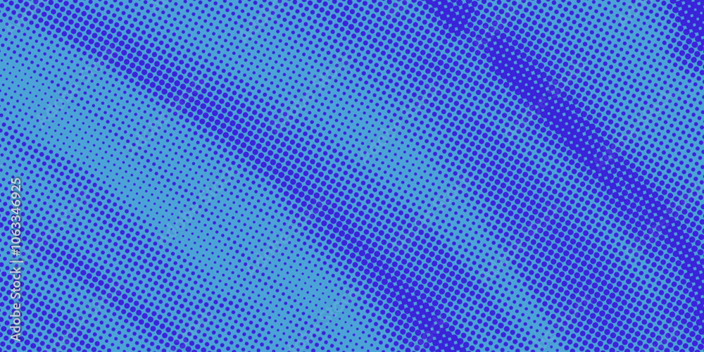 Halftone Abstract Background with Dots. Wavy pattern. Creative blue dot texture for comic art. Halftone Abstract Background with Dots. Wavy pattern. Creative blue dot texture for comic art.