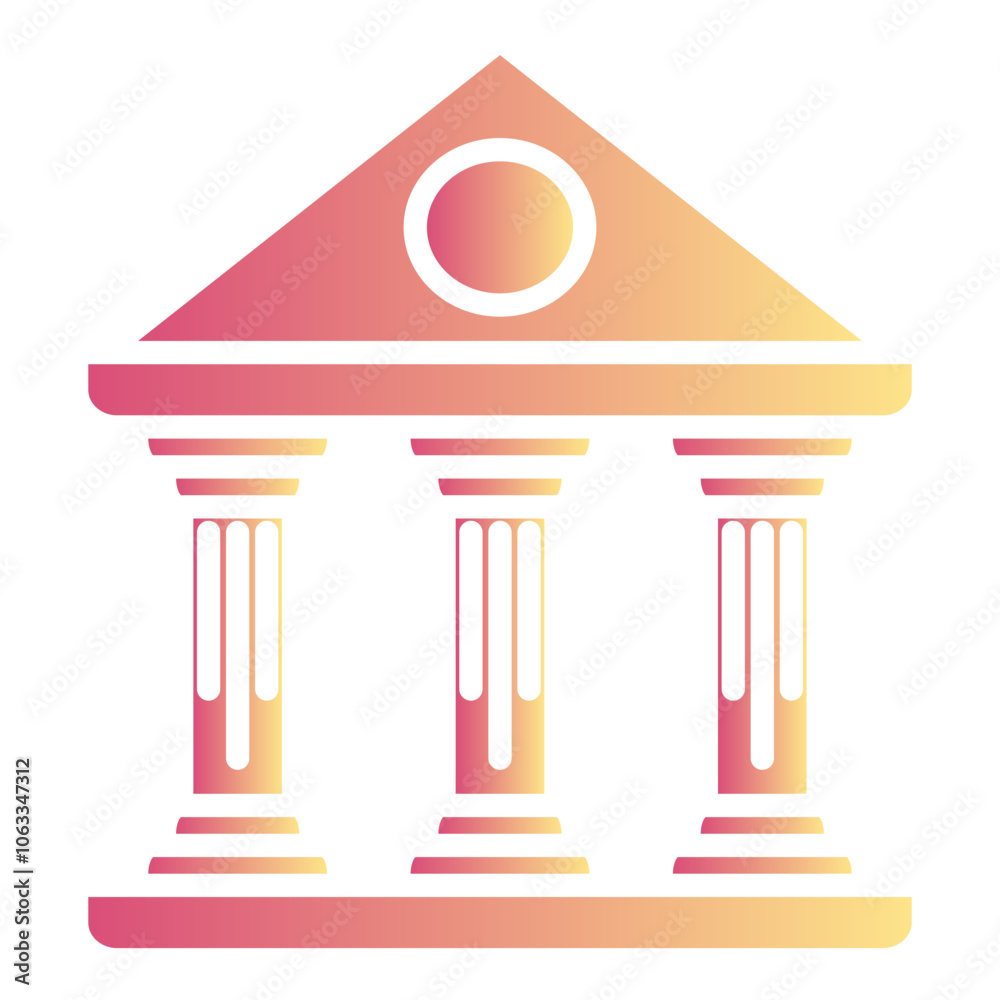 archeology icon, gradient vector illustration archeology icon, gradient vector illustration