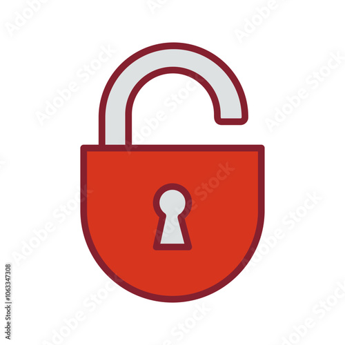 Open Lock Vector Icon