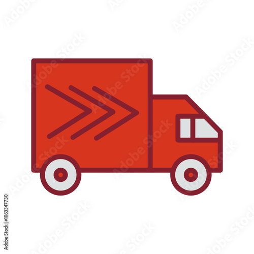 Delivery Truck Vector Icon