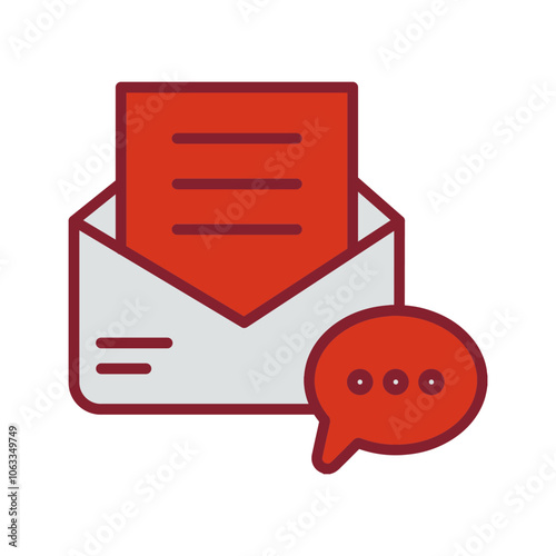 Text Message Vector Icon