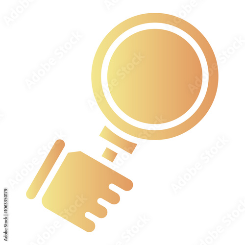  searching icon, gradient vector illustration