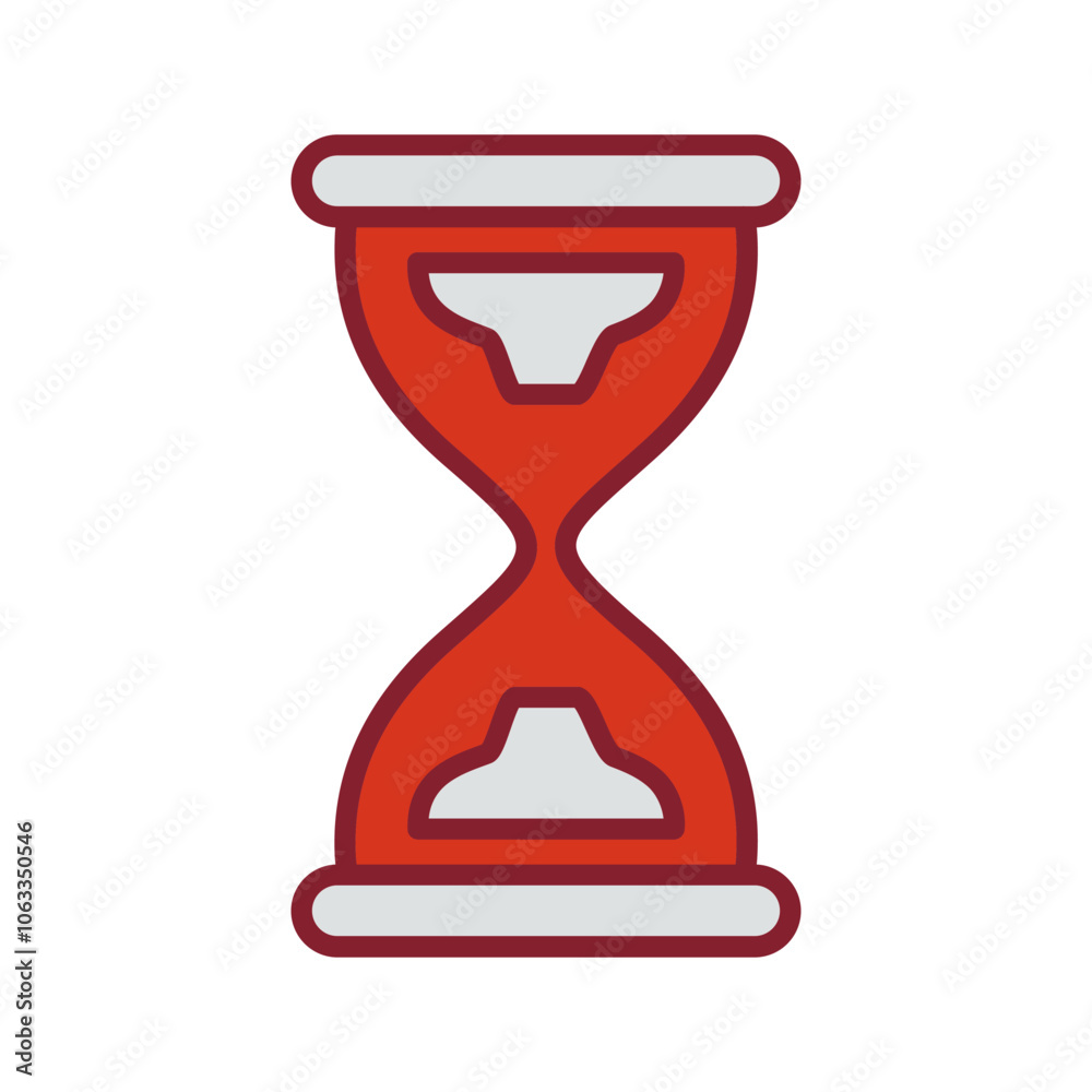 Sand Timer Vector Icon Sand Timer Vector Icon