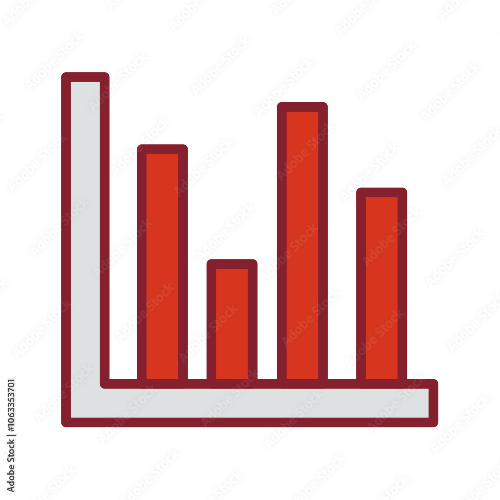 Bar Chart Vector Icon