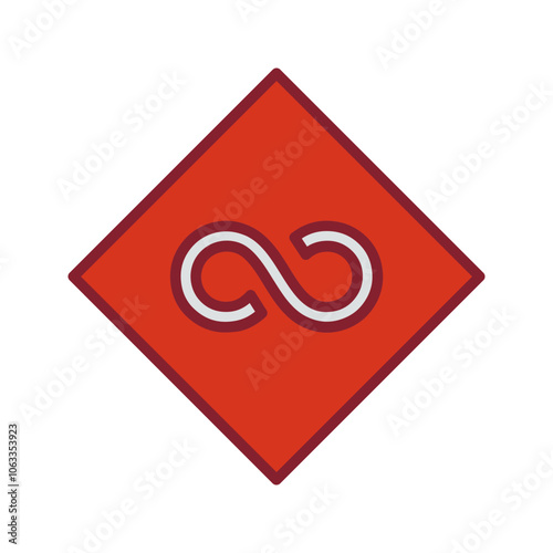Infinity Sign Vector Icon