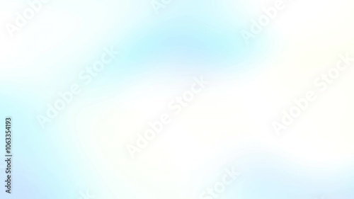 Blurred pastel blue and white gradient dynamic abstract background. Hypnotic lights motion