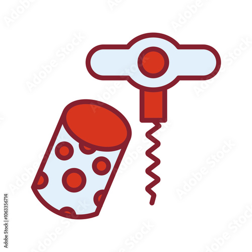 Wine Cork Vector Icon