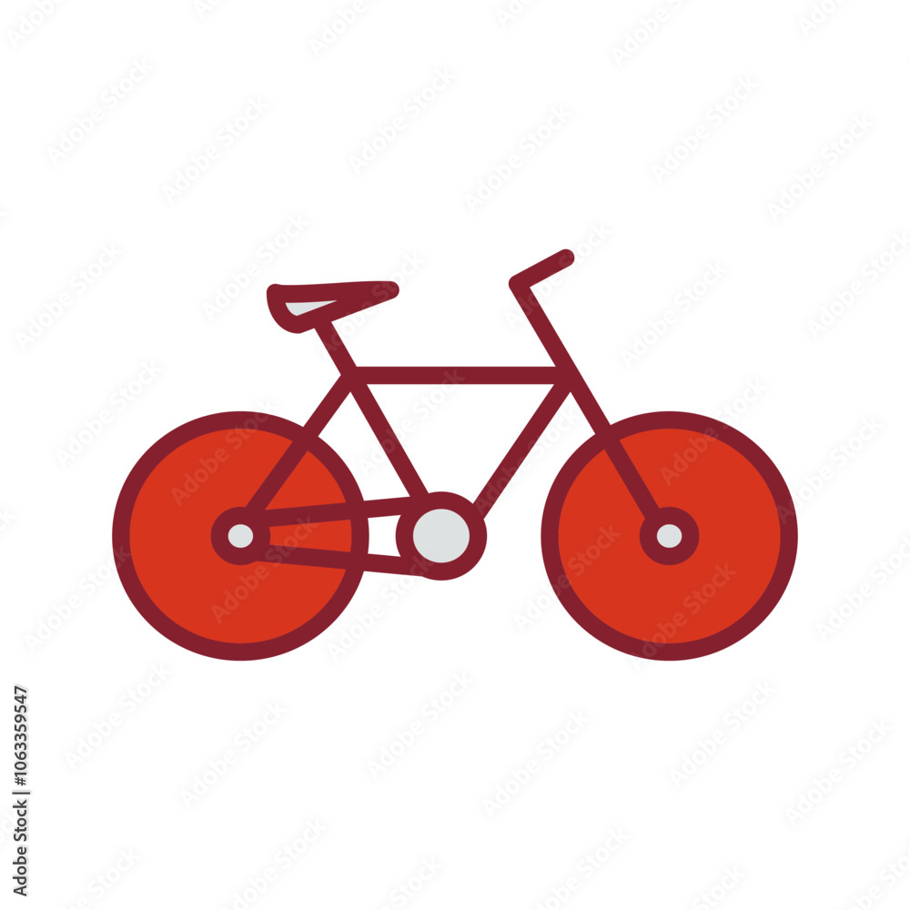 Bike Ride Vector Icon