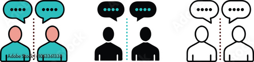 Communication Styles  Blue, Black, and White