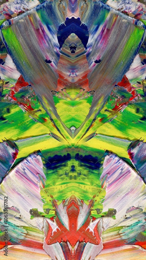 Fototapeta premium Abstract art background . Hand painting artwork . Canvas .