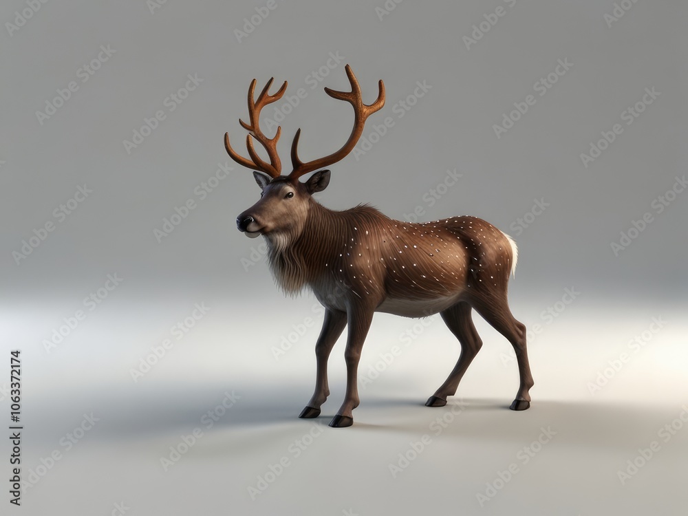 deer on white,deer with antlers deer on white,deer with antlers