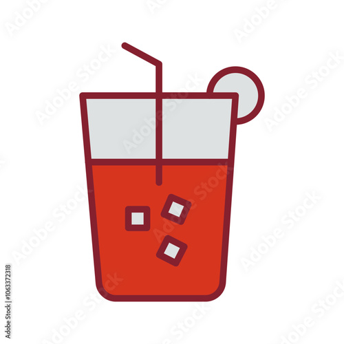 Party Drinks Vector Icon