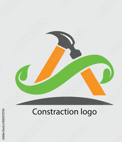 Constraction vector logo design