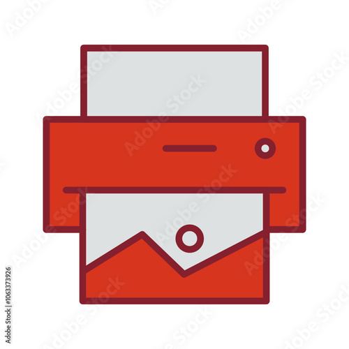 Photo Printing Vector Icon