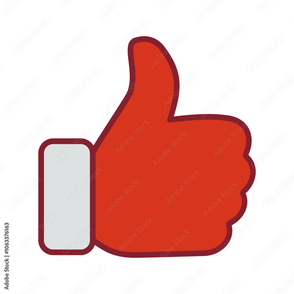 Thumbs Up Vector Icon Thumbs Up Vector Icon