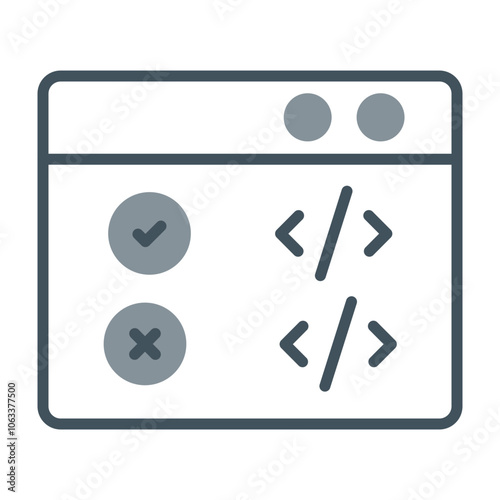 Correction Icon Design