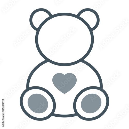 Teddy Bear Icon Design