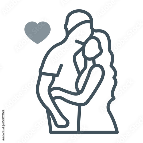 Hug Icon Design