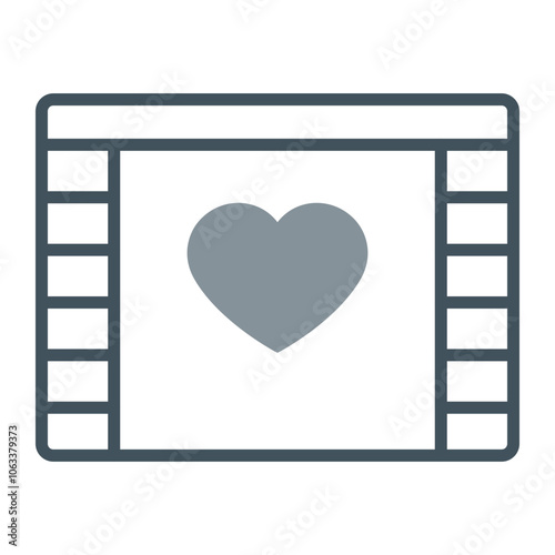 Romantic Film Icon Design