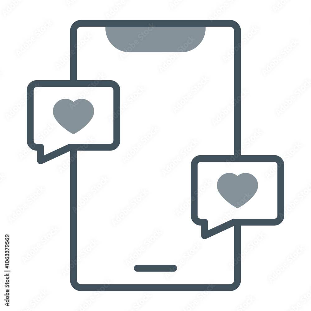 Love Chat Icon Design Love Chat Icon Design