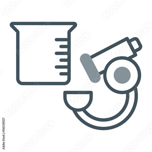 Microscope Experiments Icon Design