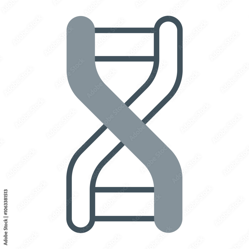 Deoxyribonucleic Aid Icon Design Deoxyribonucleic Aid Icon Design