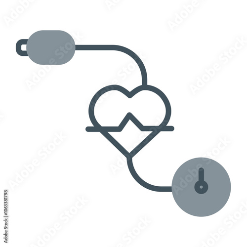 Blood Pressure Vector Icon Design