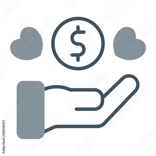 Charity Vector Icon Design