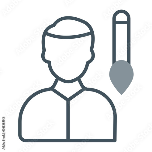Artist Vector Icon Design