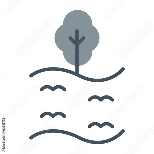 Stream Vector Icon Design