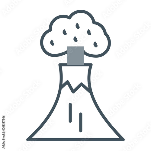 Eruption Icon Design